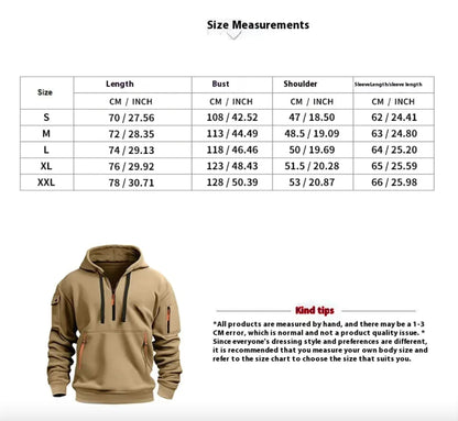 Men's Multi-Pocket Hoodie