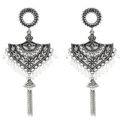 Egypt Vintage Silver Alloy Earrings for Women