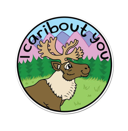 "I Caribout You" Magnet