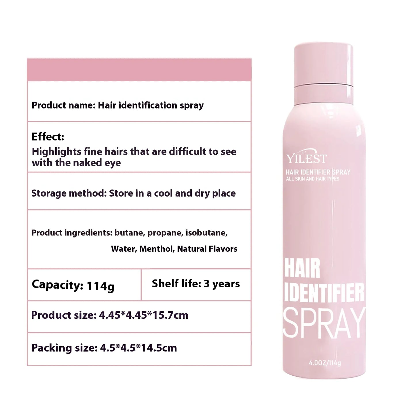 Hair Identification Spray