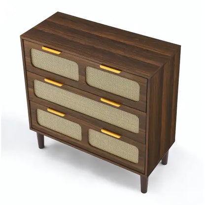 Solid Wood 3-drawer Vanity