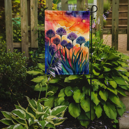 Agapanthus in Color Garden Flag