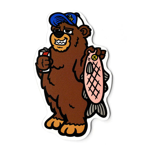 Gone Fishing Bear Magnet