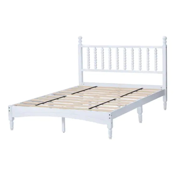 Solid Rubberwood Bed