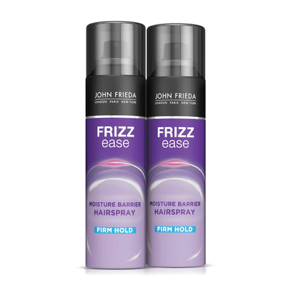 John Frieda Anti Frizz, Frizz Ease Firm Hold Hairspray, Anti-Humidity Spray for Hair, for 24-hour Hold, 12 Oz, Pack of 2 12 Ounce (Pack of 2)