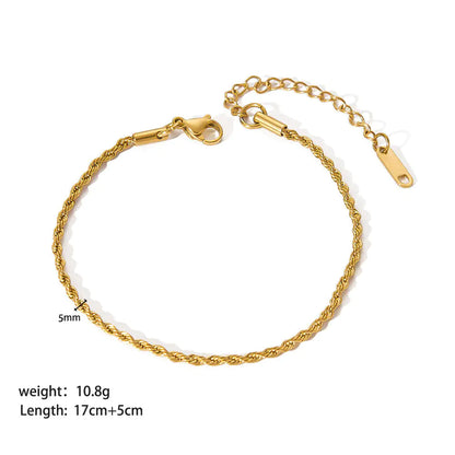 Stainless Steel Ornament Bracelet Female