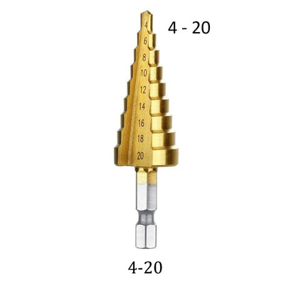 Stahl-Titanium Stufenbohrer