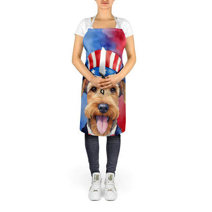 Airedale Terrier Patriotic American Apron