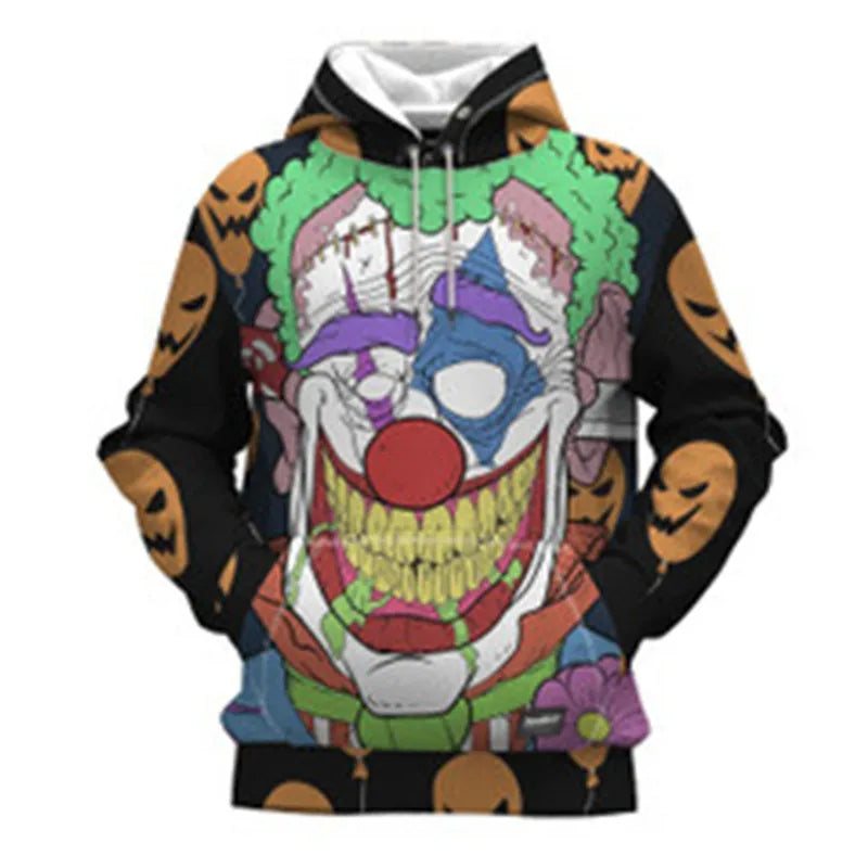 New Loose Large Size Cross-Border Wholesale Digital Printing Hooded Jacket