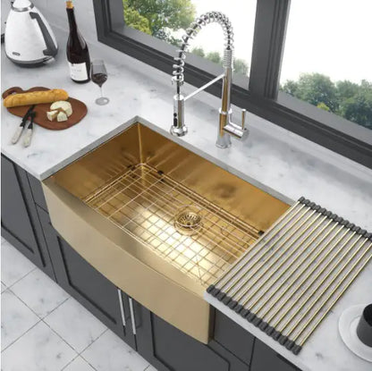 Stainless Steel Apron Front Farmhouse Sink - Prohibited On Amazon