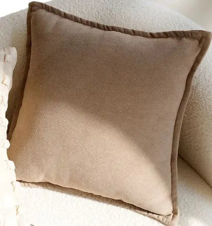 Brown Vintage Throw Pillow