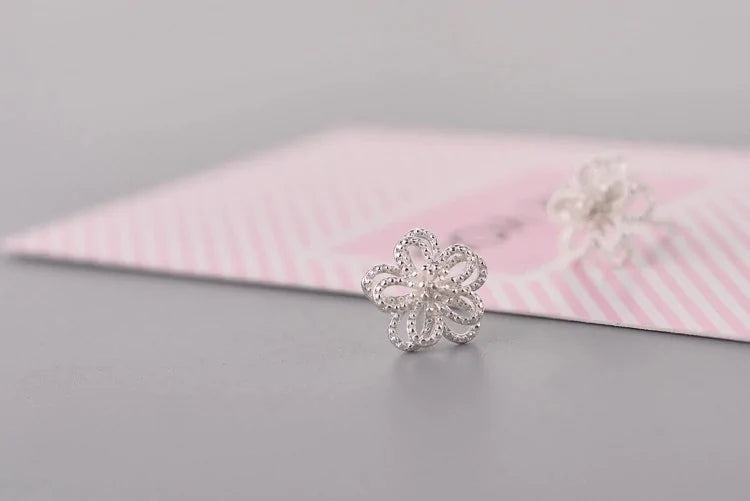 Hibiscus Style Stud Simple Earrings