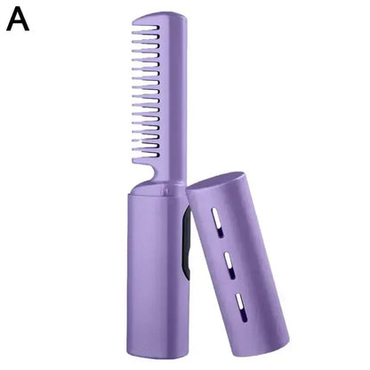 Portable 2-In-1 Hair Straightener Comb