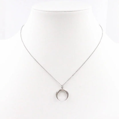 Moon Necklace Stainless Steel