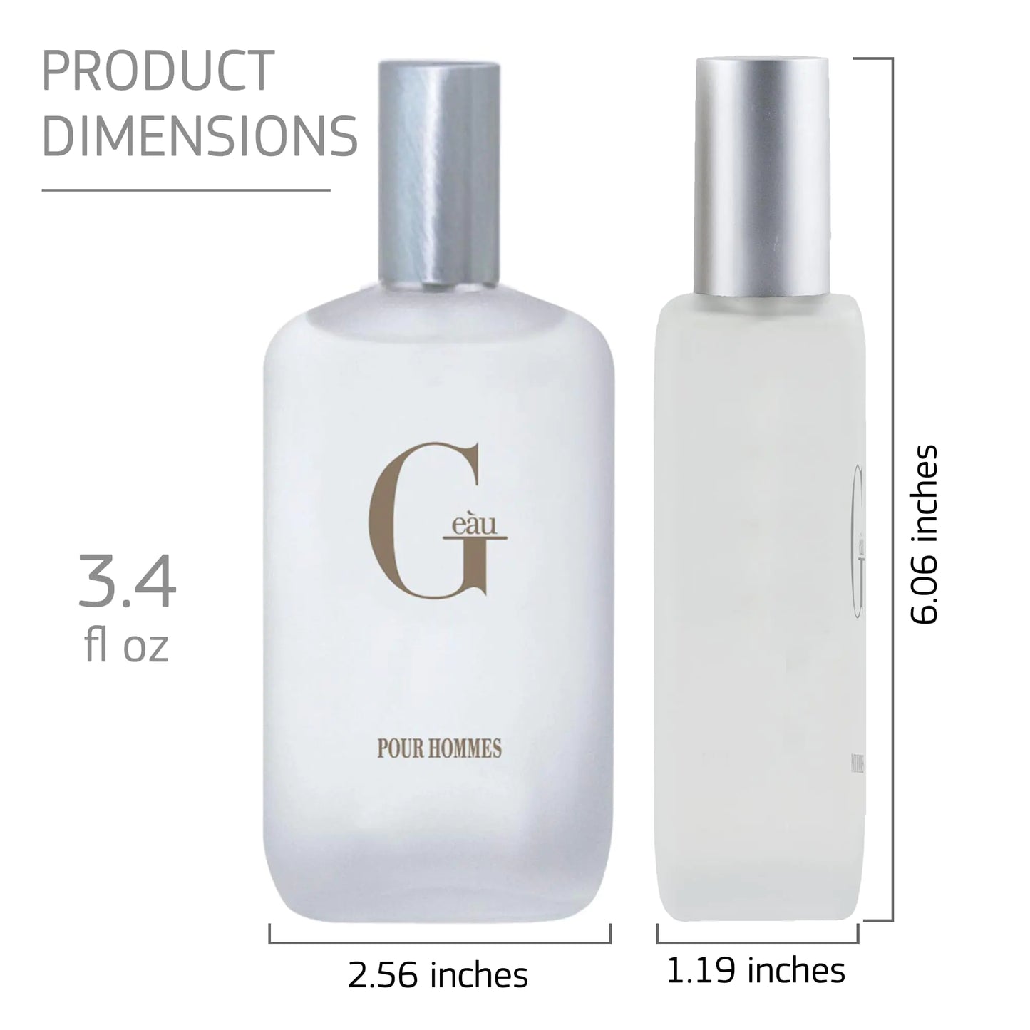 PB ParfumsBelcam G Eau de Toilette Spray, Our version of a Designer 3.4 Fl Oz. Wood 3.4 Fl Oz (Pack of 1)