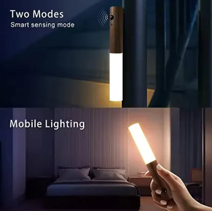 Magnetic Wood Wireless Night Light