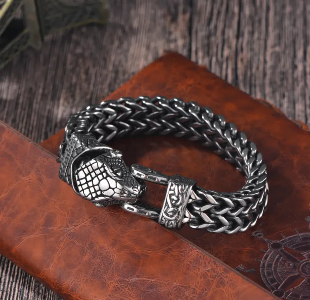 Titanium Viking Punk Bracelet