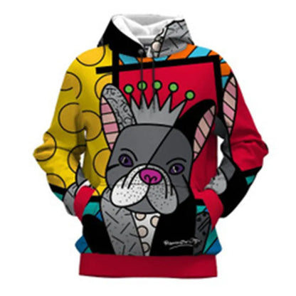 New Loose Large Size Cross-Border Wholesale Digital Printing Hooded Jacket