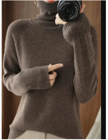 Stand Collar Pullover Sweater