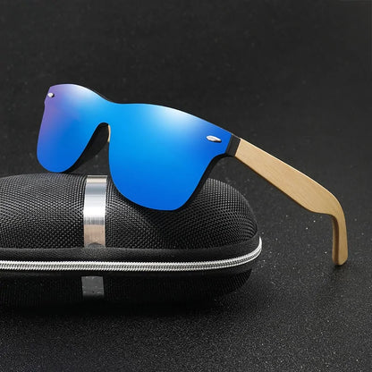 Bamboo Wood HD Polarized Sunglasses