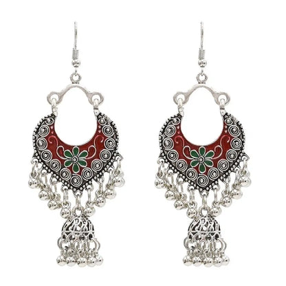 Egypt Vintage Silver Alloy Earrings for Women