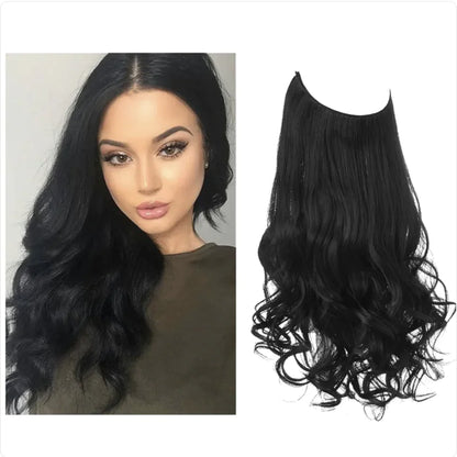 Long Curly High-Temperature Fiber Wig Set