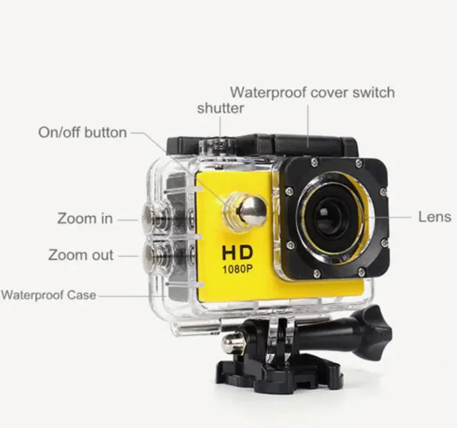 1080P Waterproof Action Camera