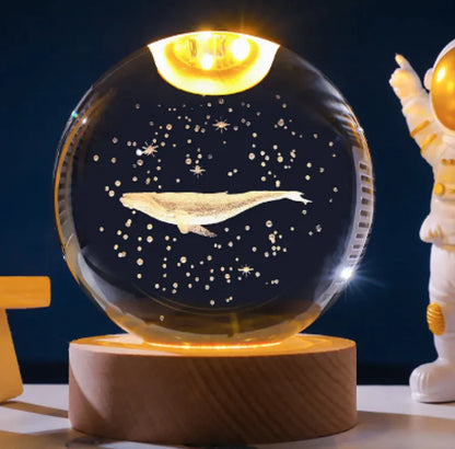 3D Constellation Crystal Night Light