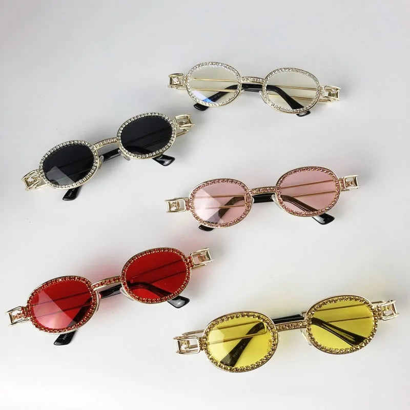 Diamond-Studded Steampunk Sunglasses