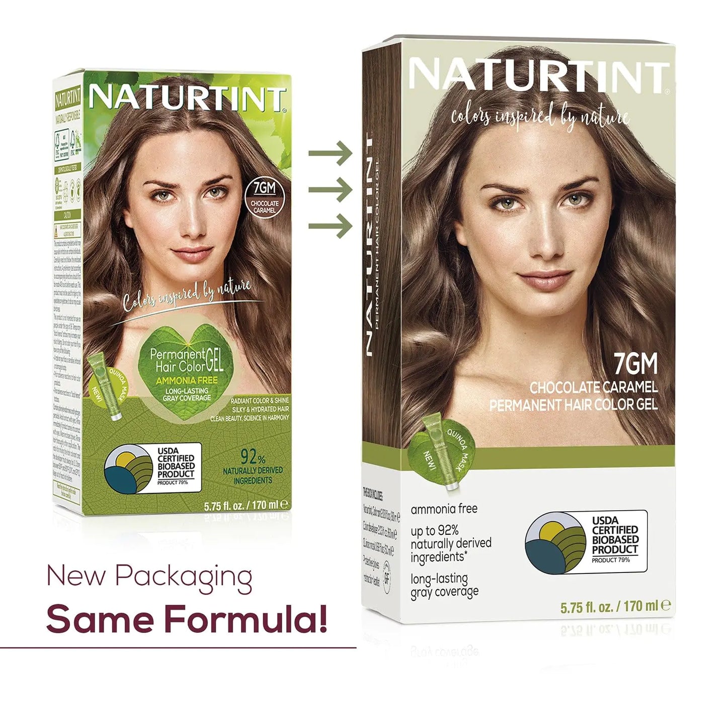 Naturtint Permanent Hair Color 7GM Chocolate Caramel (Pack of 6), Ammonia Free, Vegan, Cruelty Free, up to 100% Gray Coverage, Long Lasting Results (Packaging may vary)