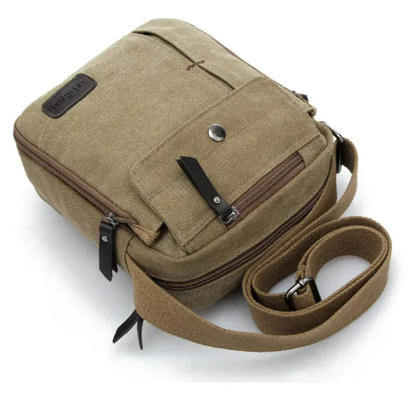 Men's Canvas Shoulder Messenger Bag