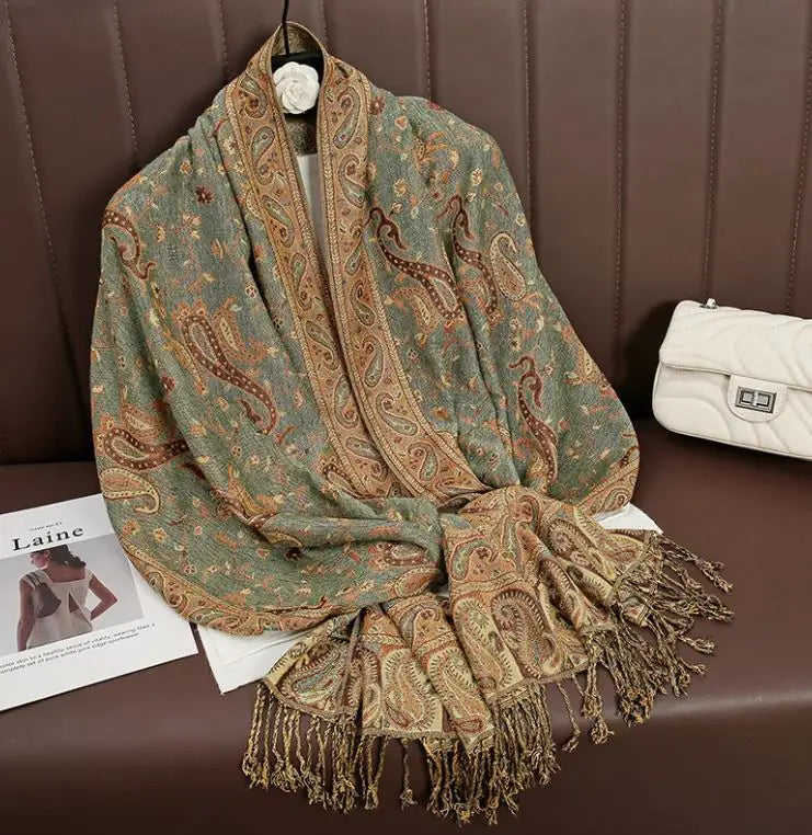 Cashmere Shawl Women's Printed Warm Scarf