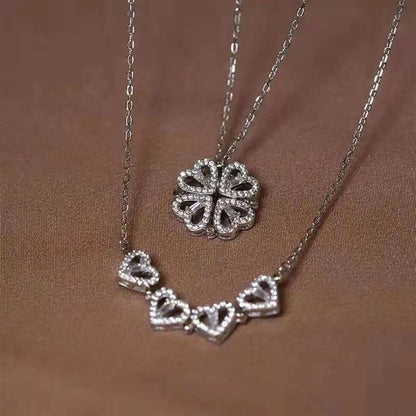 Four-Leaf Clover Double-Wear Necklace