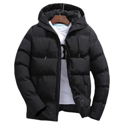 Men's Pure Cotton Hooded Padded Jacket