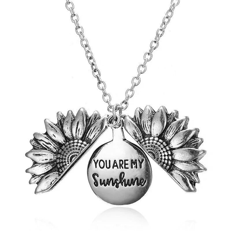 Sunflower - You Are My Sunshine Necklace