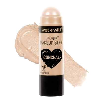 wet n wild MegaGlo Makeup Stick, Buildable Color, Versatile Use, Cruelty-Free & Vegan - Call Me Maple and Conceal and Contour Neutral Follow Your Bisque,1 Ounce (Pack of 1),807 Bundle Makeup Stick + Stick, Follow Your Bisque