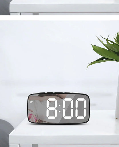 LED Mirror Alarm Clock