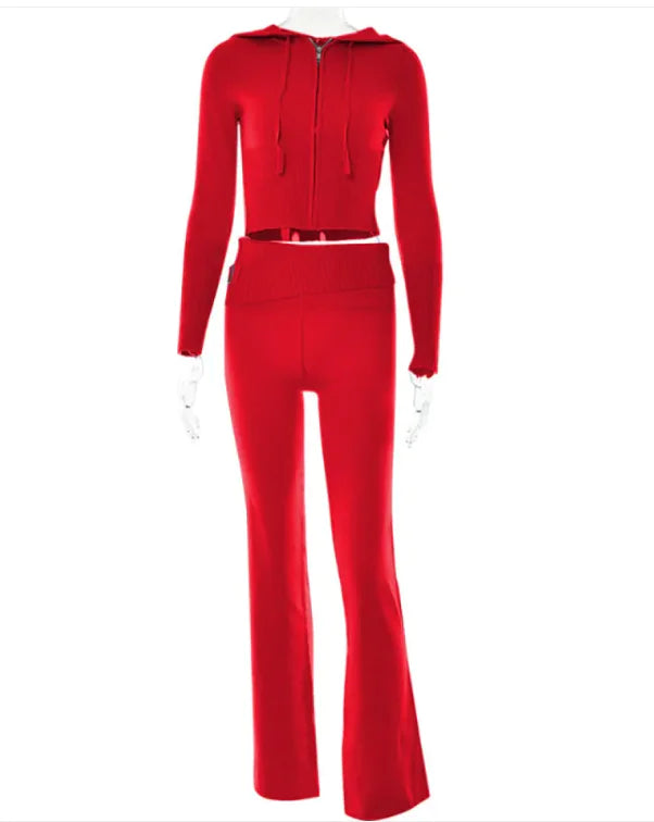 Women's Leisure Hoodie Suit