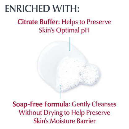 Eucerin Advanced Cleansing Body and Face Cleanser, PH-Balanced, Gentle Face and Body Wash for Normal to Dry, Sensitive Skin, Free of Soap, Fragrances, Dyes and Parabens, 16.9 Fl Oz Bottle