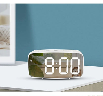 LED Mirror Alarm Clock