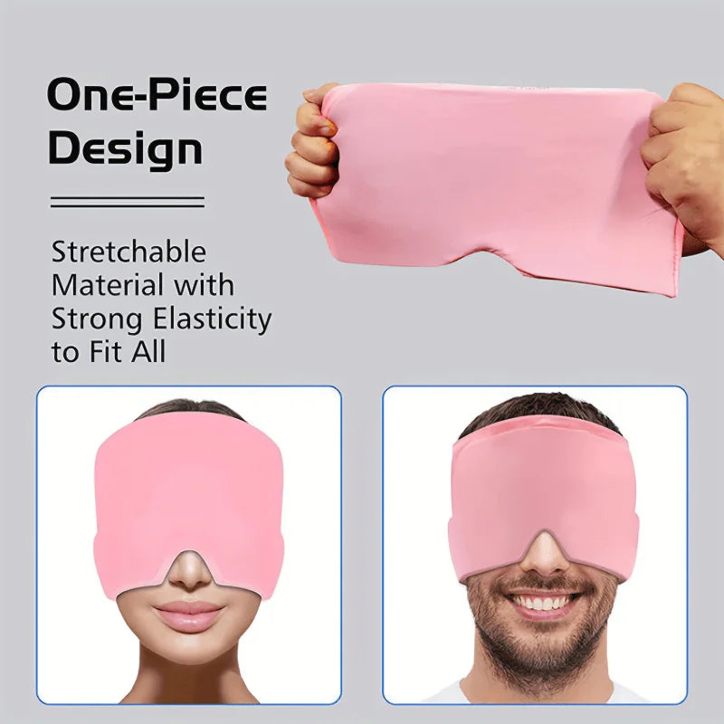 Migraine Relief Hat Mask - Cold Compress Hood