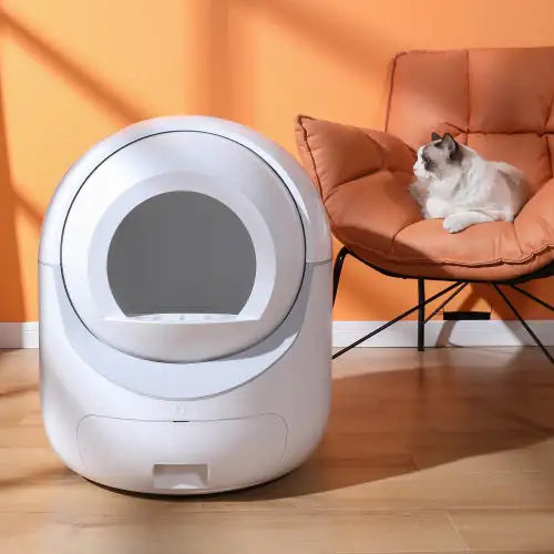 Smart Automatic Litter Box App Controls 4G WiFi, Double Deodorization