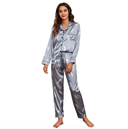 Women's European & American Style Pajama Set