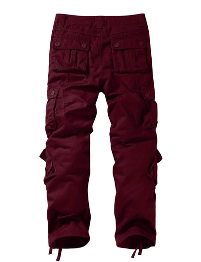 Match Men's Wild Cargo Pants 36 Red