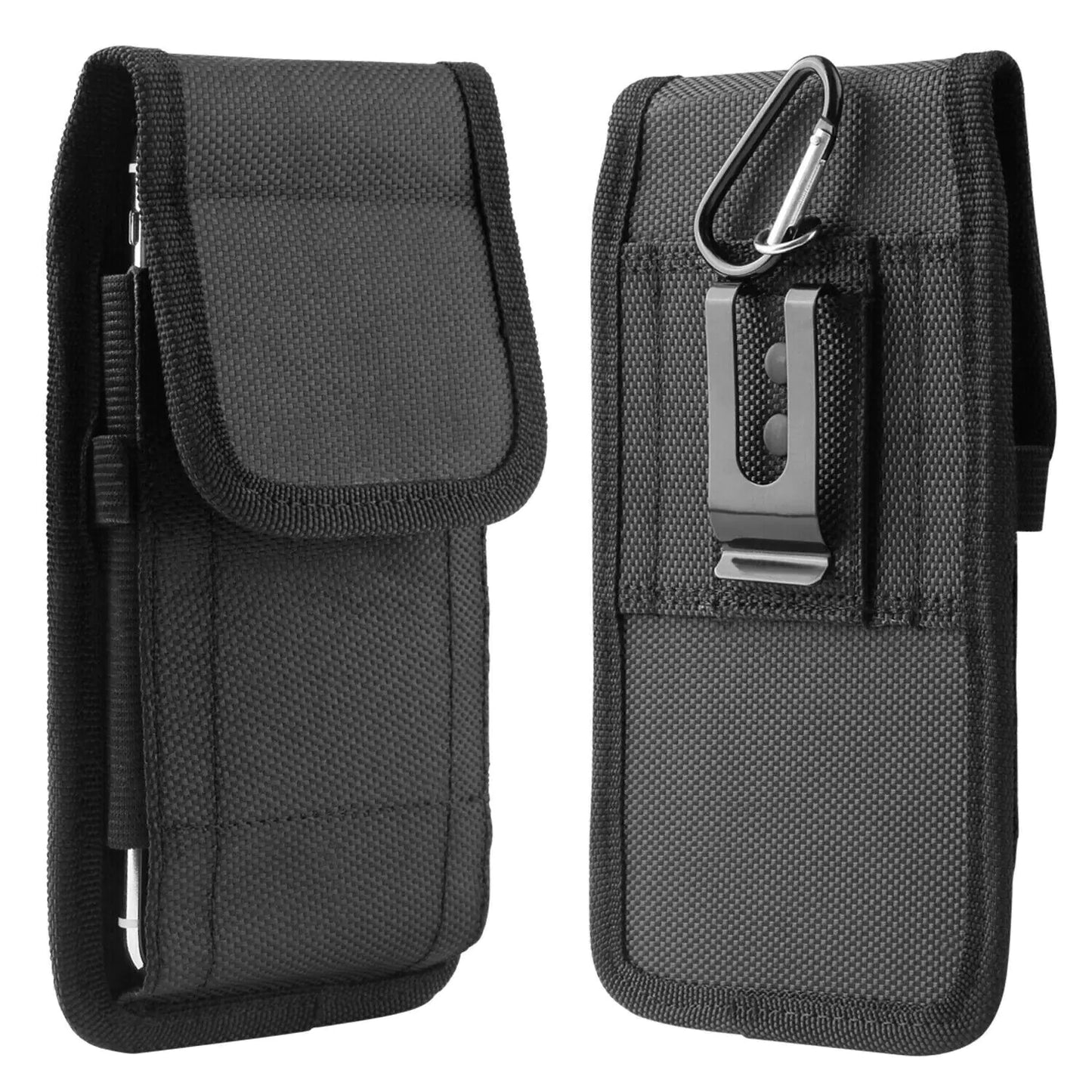 Vertical Cell Phone Holster Pouch Wallet Case With Belt Clip For iPhone Samsung