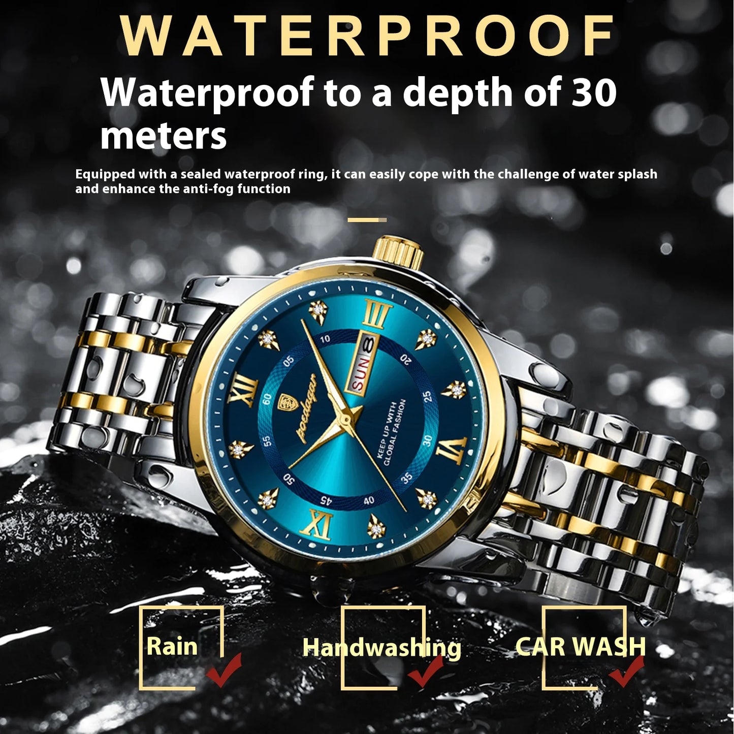 Waterproof Luminous Men's Watch