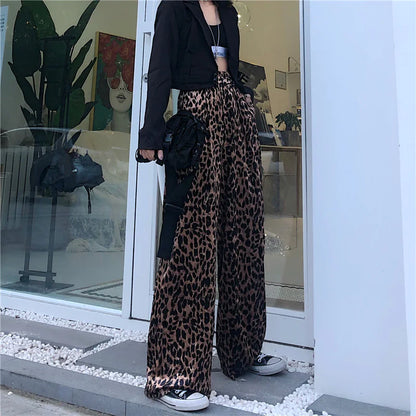 High-Waisted Loose Fit Wide-Leg Pants