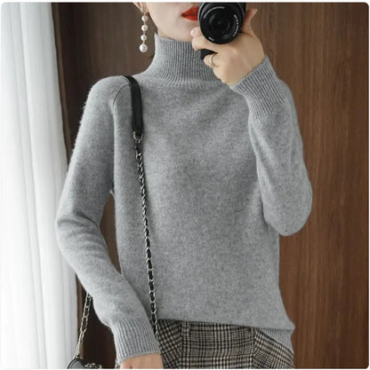 Stand Collar Pullover Sweater