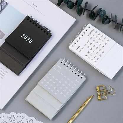 Solid Color Small Desk Calendar