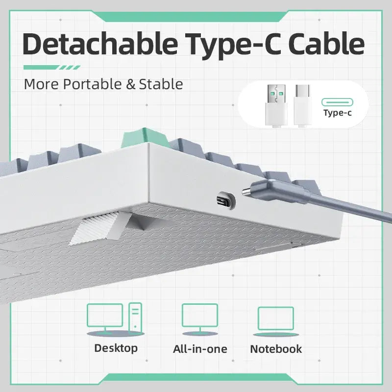 Machenike-K500 Mechanical Wired Keyboard